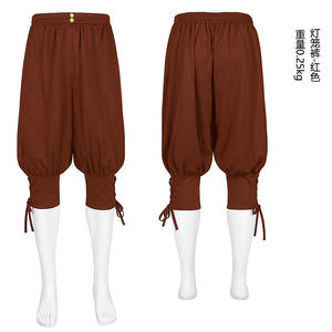 Pantalones <span class=keywords><strong>Pirata</strong></span> para <span class=keywords><strong>Mujer</strong></span>, Disfraz Medieval Renacentista, Pantalones Holgados, Disfraz de Jinete, Campesino, Desembarazados, Pantalones Bombachos - Product Image 5