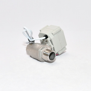Electric Ball Valve 3/4 In Stainless Steel Water Air Normal Temp Three <b>Wire</b> Two <b>Control</b> For Ac Floor Heating - Product Image 2