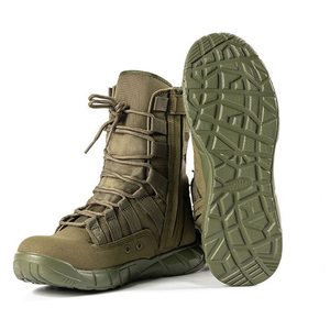 Vente <span class=keywords><strong>chaude</strong></span> hommes en cuir Textile supérieur semelle en caoutchouc bottes tactiques pour la randonnée <span class=keywords><strong>chasse</strong></span> escalade tir voyage bottes de plein air - Product Image 2