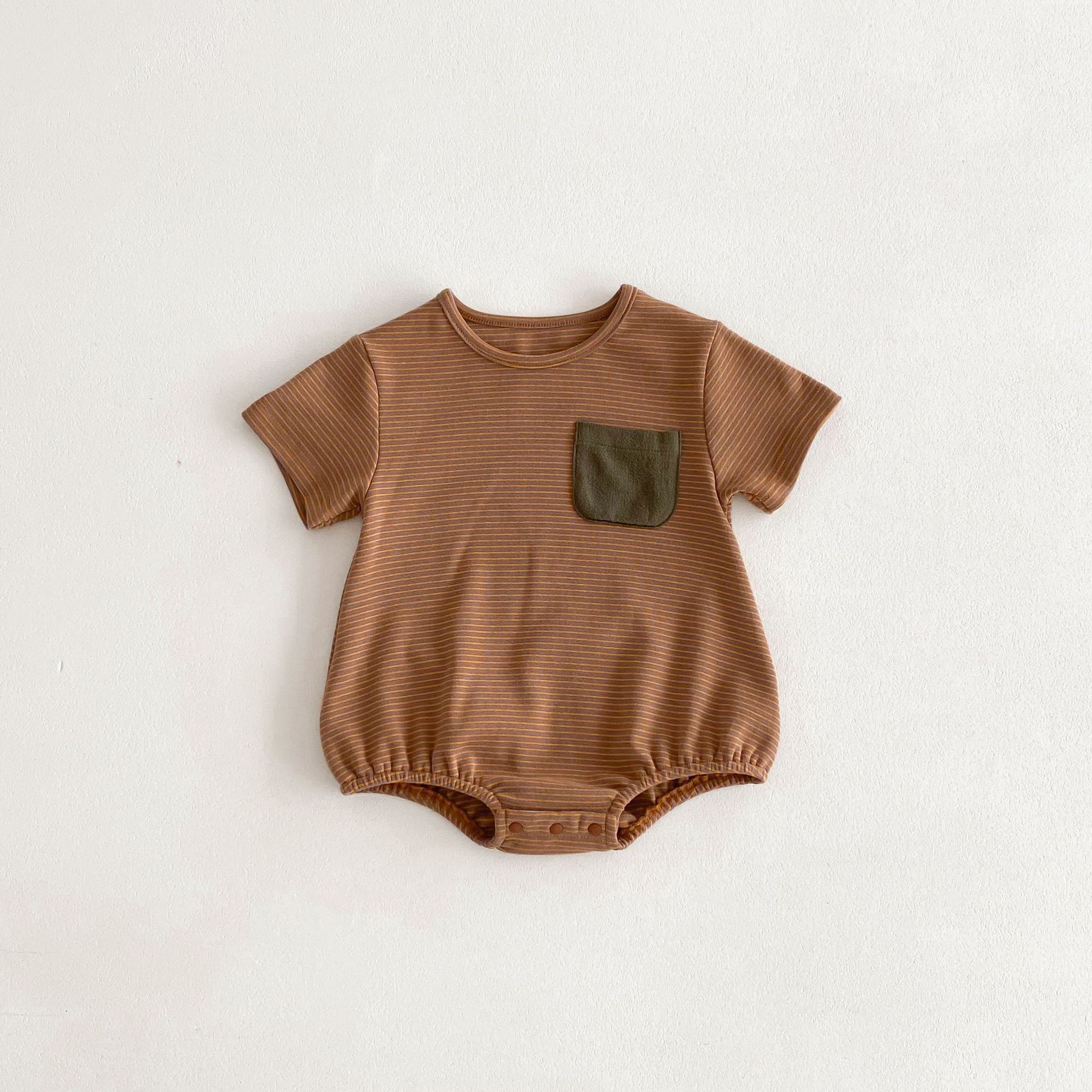 Brown  rompers