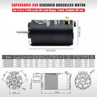 Surpasse-Rocket-RC Supersonic-390 & TS80 ESC Combo set pour LC Losi Carisma 1/14 Buggy radio télécommande jouets