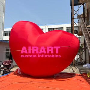 Grand ballon gonflable en forme de cœur d'amour, couleur personnalisée, ballon gonflable en forme de cœur d'amour géant, cœur d'amour rouge gonflable - Product Image 2