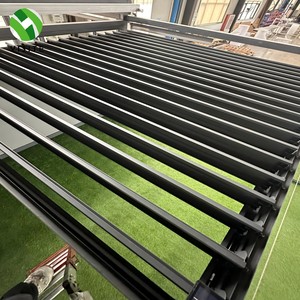 Pérgola Bioclimática para Jardín <span class=keywords><strong>MIA</strong></span> 3x4 de Acero al Carbono con Techo de Láminas Motorizadas, Tira de LED Solar, Totalmente Impermeable, Color Personalizado - Product Image 4