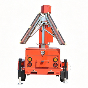 Tour de remorque CCTV à énergie solaire UNIV Mobile 2 panneaux pour la <span class=keywords><strong>surveillance</strong></span> - Product Image 3