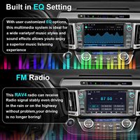 Autoradio tactile 8 pouces pour Toyota RAV4 2013-2018 avec Apple CarPlay sans fil, Android Auto, GPS, bouton de volume, caméra JBL OEM, commande au volant