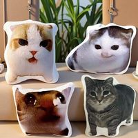 Pendentif chat parlant pour la famille, chaton parlant, pendentif Meme qui émet des sons lorsqu'il est pressé, poupée sonore, petit pendentif chat, porte-clés