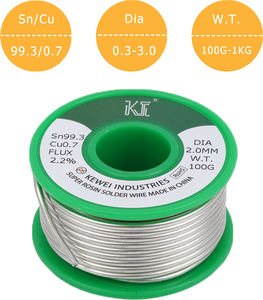 טמפרטורה נמוכה 138 חוט הלחמה ללא עופרת 0.8 מ""מ חוט ריתוך <span class=keywords><strong>Bi</strong></span> פח טוהר גבוה Sn42Bi58 - Product Image 3