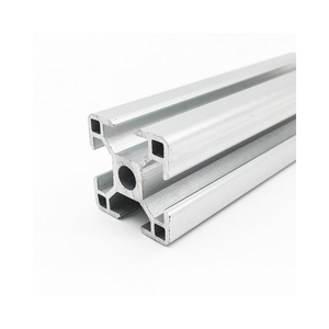 Hồ Sơ đùn nhôm công nghiệp 6061 6063 nhôm 25*25mm khe kim loại khung đen anodized bề mặt 25*25mm vuông - Product Image 6