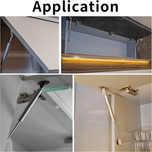 Amortisseur à gaz à fermeture douce pour porte de placard, support de levage réglable pour boîte de rangement, quincaillerie de meuble de cuisine - Product Image 5