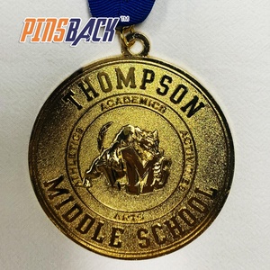 Cheap Price High School Europe Game Metal Engrave Zinc Alloy <strong>Sport</strong> <strong>Medals</strong> and Trophies Antique Gold <strong>Medal</strong> Custom logo Award - Product Image 4