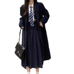 JK Uniform Suit Set For Women Solid Color Pleated Skirt Three Piece Casual Woven Polyester Summer School Style - Product Image 5