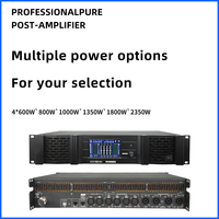Amplificador de Potencia FX10000Q con Disipador de Calor de Cobre, 4 Canales, Clase TD, DSP, Pantalla Táctil, Dante, AES, FIR, 1350W