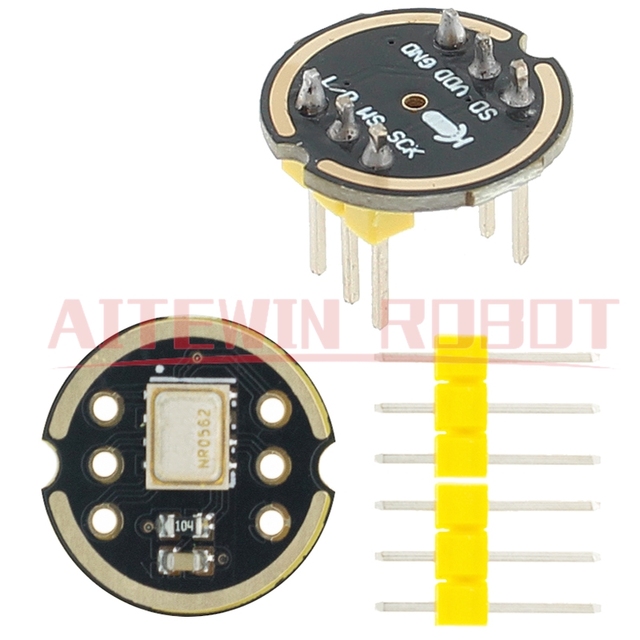 Omnidirectional Microphone Module I2S Interface INMP441 MEMS Ultra Compatible with Arduino, ESP32, Raspberry Pi, STM32