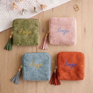Custom Logo Travel Jewelry Case <b>Keychain</b> <b>Personalized</b> Embroidered Business Promotional Gift for Marketing Event - Product Image 2