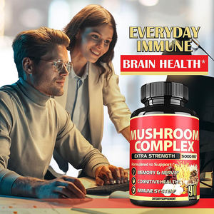 Private Label 10 in 1 capsule di funghi complessi Lions Mane Cordyceps Chaga Mushroom capsule supplemento per chiarezza mentale - Product Image 6