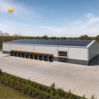 Almacén Industrial Prefabricado de Acero con Energía Solar para Logística Metálica, Distribución, Fabricación y Taller, Cumple con la Normativa AISC
