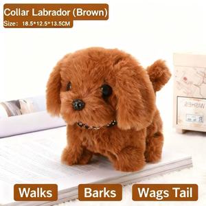 Juguete de Peluche Eléctrico para Niños, Cachorro Realista que Camina, Ladra y Asiente, Mascota Adorable - Product Image 6