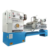Tour horizontal robuste CA6266 à banc ouvert de 660 mm, certifié CE, pour le tournage des métaux