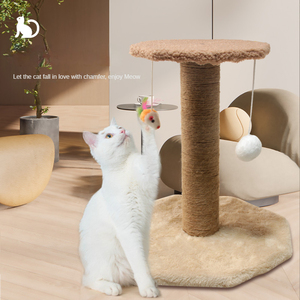 Moderna Torre <span class=keywords><strong>Tiragraffi</strong></span> in Legno per <span class=keywords><strong>Gatti</strong></span>, Struttura Minimalista con Poste in Sisal per Arrampicata, per <span class=keywords><strong>Gatti</strong></span> da Interno - Product Image 3