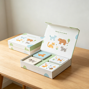 Cartes flash en papier sur les animaux, cartes éducatives précoce pour la reconnaissance des animaux, jouets Montessori pour bébés et enfants en bas âge - Product Image 1