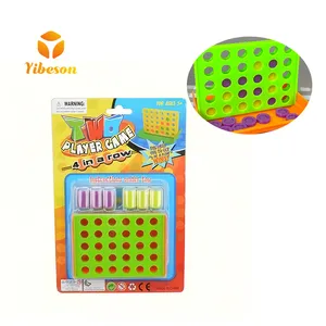 Voyage Portable Enfants Classique Jouets De Table En Plastique Jeu D'échecs Jouer Mini 4 Dans Une Rangée Connecter Des Jeux