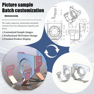 Fabrication sur mesure de tôles industrielles, estampage de métaux en <span class=keywords><strong>acier</strong></span> inoxydable, pliage, découpe laser, supports, pièces, services - Product Image 3