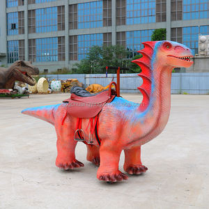 Figura de acción de dinosaurio mecánico realista para caminar, juguete eléctrico para caminar con monedas, animatronic, rideable - Product Image 4