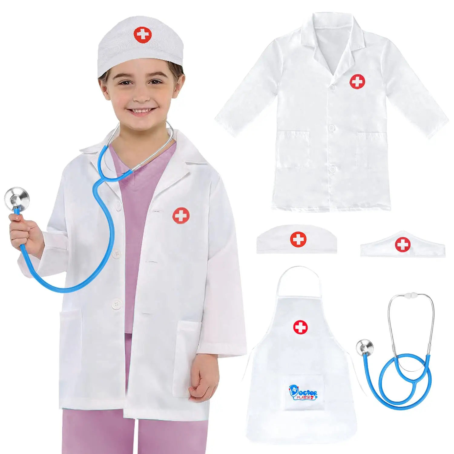 Kids Doctor Nurse Set Children Hospital Role Play Games Medical Kits Pretend Toys