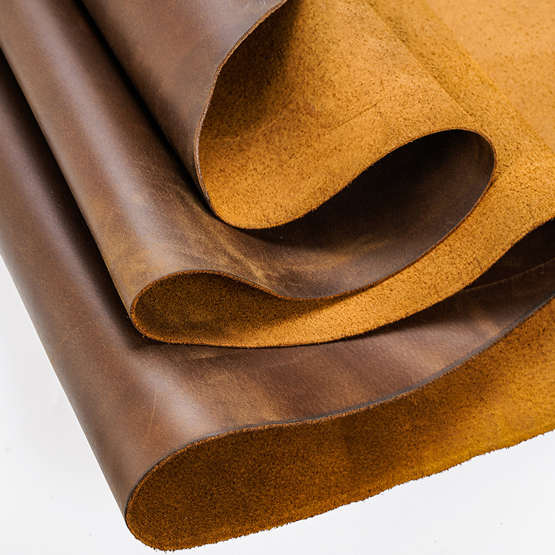 Full Grain Cowhide Brown Crazy Horse