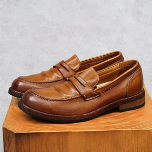 Chaussures habillées formelles pour hommes, fabriquées à la main par Goodyear, design italien, en cuir véritable, pour le bureau et les affaires, collection printemps - Product Image 4
