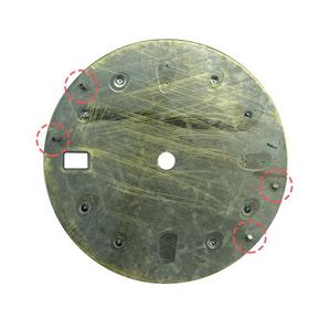 다양한 색상 28.5mm 에나멜 다이얼 부분 SUB 스타일 시계 다이얼 NH35 a 슈퍼 발광 - Product Image 5