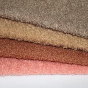 Prezzo di fabbrica campione gratuito In Stock di lana colorata In poliestere misto maglia In loop tessuto bouclé all'ingrosso per giacca vestito <span class=keywords><strong>cappotto</strong></span> - Product Image 4