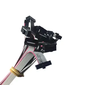 1.27MM pitch FC-6/8/10/14/16/20/40/50 PIN 30CM JTAG ISP DOWNLOAD CABLE Gray Flat Ribbon Data Cable FOR DC3 IDC BOX HEADER