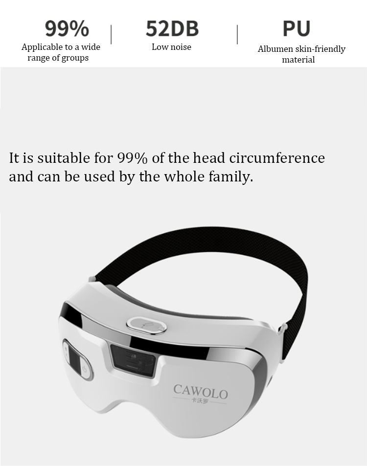 Cawolo new technology portable hydrogen eye massager with heat compression