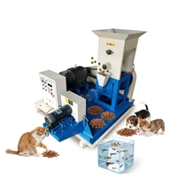 Extrudeuse monovis pour aliments flottants pour poissons, idéale pour petits bassins piscicoles