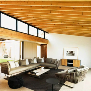 Ensemble <span class=keywords><strong>de</strong></span> canapés en rotin moderne pour l'extérieur, résistant à l'eau, durable, écologique, meubles <span class=keywords><strong>de</strong></span> <span class=keywords><strong>jardin</strong></span>, meubles <span class=keywords><strong>de</strong></span> terrasse, salle à manger, <span class=keywords><strong>salon</strong></span>, directement <span class=keywords><strong>de</strong></span> l'usine - Product Image 4