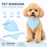 Bandana pour animaux de compagnie en gros, plusieurs couleurs, foulard triangulaire pour chien, 3 tailles régulières, accepte la personnalisation de la couleur et de la taille, accessoires pour chiens et chats