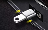 Adaptor OTG Tipe C ke USB 3.0, konverter USB C Male ke USB Female untuk Samsung S21 C Mouse OTG colokan