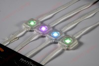 Lumière de gouttière LED Lumière de Noël permanente Lumière intelligente extérieure RGBIC Pixel LED Lumière ponctuelle