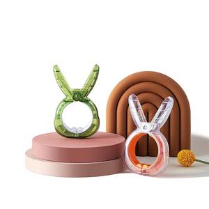 Pinzas para secar ropa duraderas, de gran tamaño, con gancho fuerte de plástico y resorte de acero inoxidable para uso doméstico. - Product Image 5