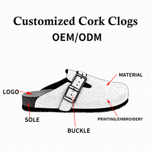 Sabots plateforme Xinzirain personnalisés en daim noir avec patch cœur et rivets, style punk gothique, par le fabricant - Product Image 2