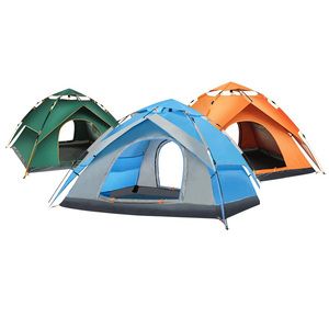 Tente de camping pour <span class=keywords><strong>4</strong></span> personnes, tente automatique de haute qualité pour l'extérieur, fournisseurs en gros, tente pliable portable, tente pop-up - Product Image 1
