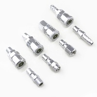 Raccord rapide pneumatique de type C en fer, style japonais, à verrouillage automatique pour tuyau d'air, raccord rapide à déconnexion rapide