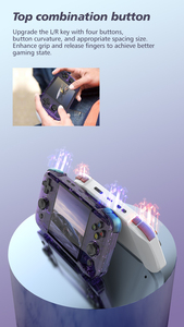 Consola de Videojuegos Portátil QBUY R46S Mini con Pantalla de 4 Pulgadas, Sistema Linux RK3566, Wi-Fi, 64GB, con Juegos, Batería de 4000mAh - Product Image 5