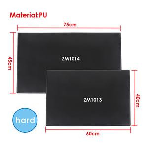 Tappetino da Scrivania FOSKA Rettangolare in Pelle PU Nera Resistente, Organizzatore per Ufficio per Scrivere, Digitare e Navigare - Product Image 2