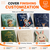 Impresión de Libros Infantiles con Logotipo Personalizado, Cubierta con UV Localizado, Bordes Pintados, Cartón Rígido, OEM para Editores de Libros Infantiles Premium