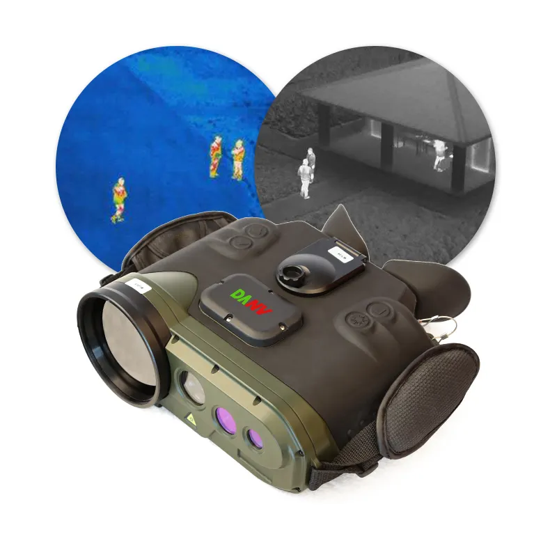 High Resolution Multi-functional Uncooled Hunting Observation GPS Telescope Thermal Binocular Camera