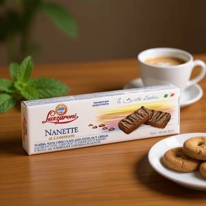 Nanette Lazzaroni <b>Chocolate</b> Cocoa Filled Wafers Biscuits 100g X 14pcs Sweet Crispy Italian Perfect Snack or <b>Treat</b> Box - Product Image 3