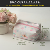 Pochette Rectangulaire Pliable Imperméable en Polaire Nuage Chaude pour Petaurs, Écureuils et Rats de Compagnie