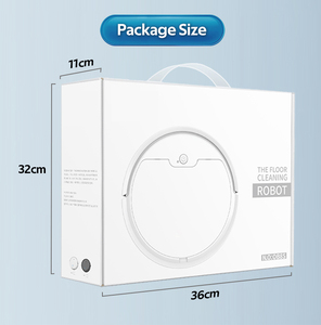 หุ่นยนต์ดูดฝุ่นอัจฉริยะ พร้อมฟังก์ชั่นกวาดและถูพื้นแบบเปียกและแห้ง ระบบกำจัดฝุ่นอัตโนมัติ ชาร์จผ่าน USB สำหรับใช้ในบ้าน - Product Image 1